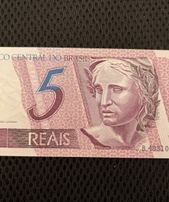 Cédula de 5 Reais da 1ª Família = C-275 FE