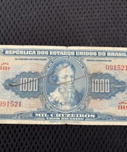 1.000 Cruzeiros = C048 Ano 1943 Mbc- Série: 144